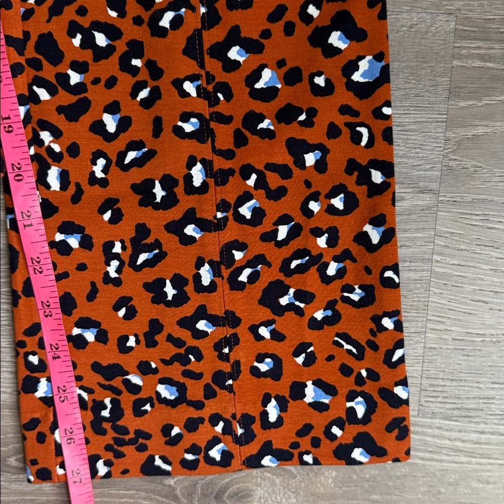 NEW Maeve Anthropologie Leopard Animal Print Flare Kick Pants Small - Picture 8 of 9